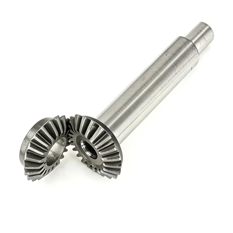 high quality steel straight bevel gear pinion for gear box supplier