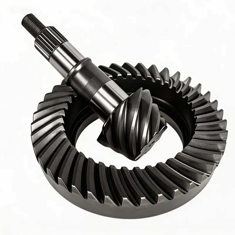 heavy load spiral bevel gear set for truck automotive gearbox