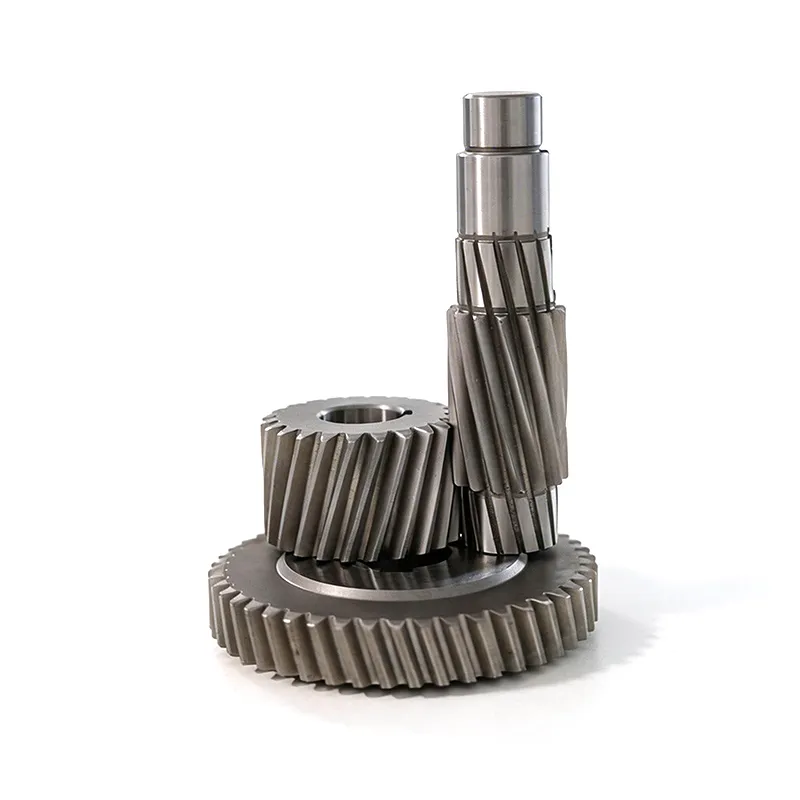 helical gear set for helical gearboxes lifting machine