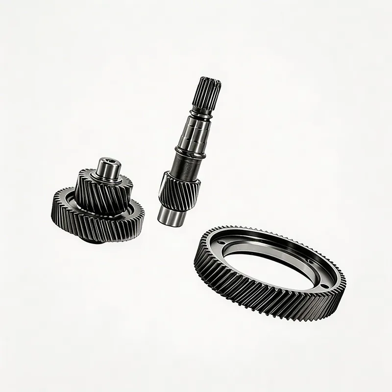helical gear set for helical gearboxes lifting machine