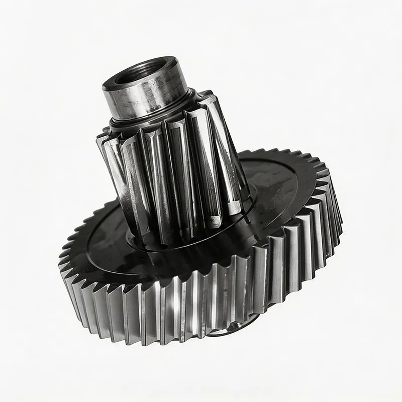 helical pinion shaft assembly for reducer gearbox