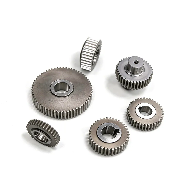 spur gear shaft with hole gearbox parts for uav drone