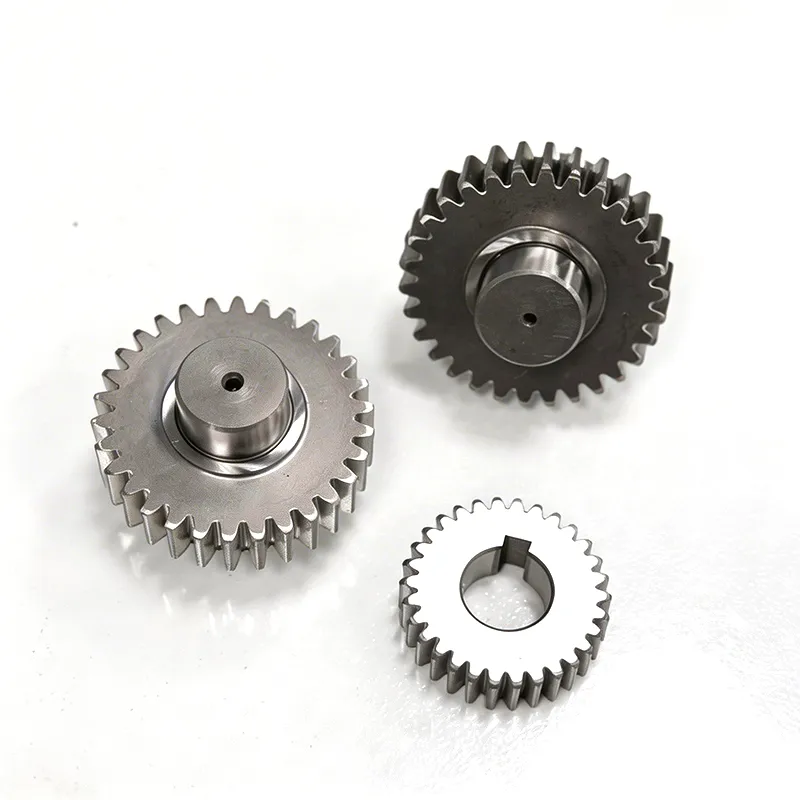 spur gear shaft with hole gearbox parts for uav drone