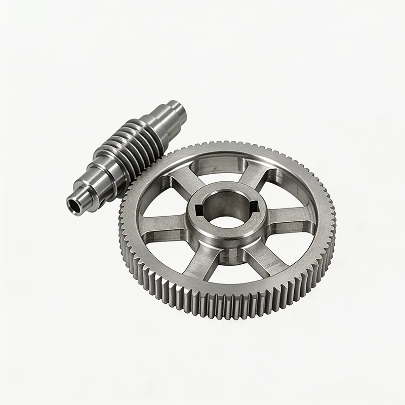 Worm Gear Sets Brass Wheel Steel Shaft for Worm Gearboxes